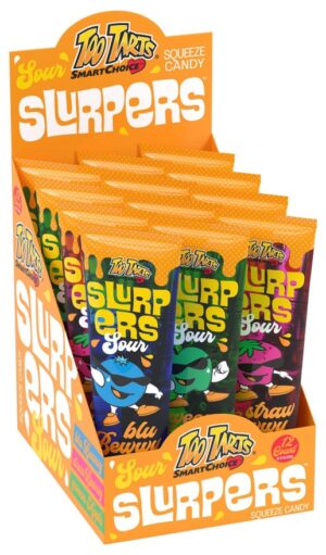 Too Tarts Sour Slurpers 4oz Tubes 12ct
